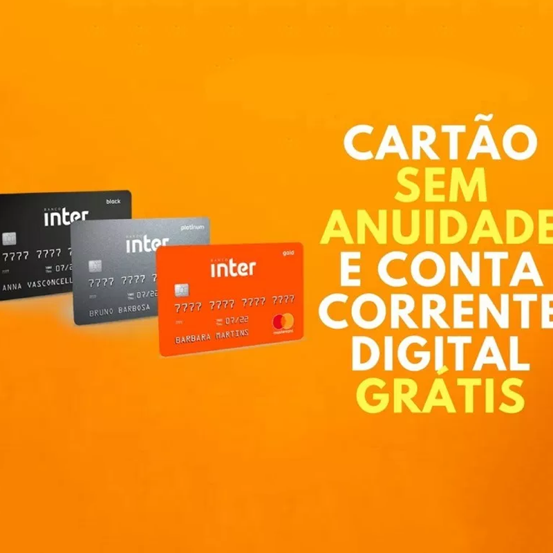 Cartão de crédito sem anuidade do banco digital Inter Ktudo