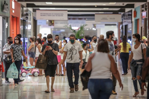 First Day of the Opening of Shopping Malls in Rio de Janeiro Amidst the Coronavirus (COVID - 19) Pandemic