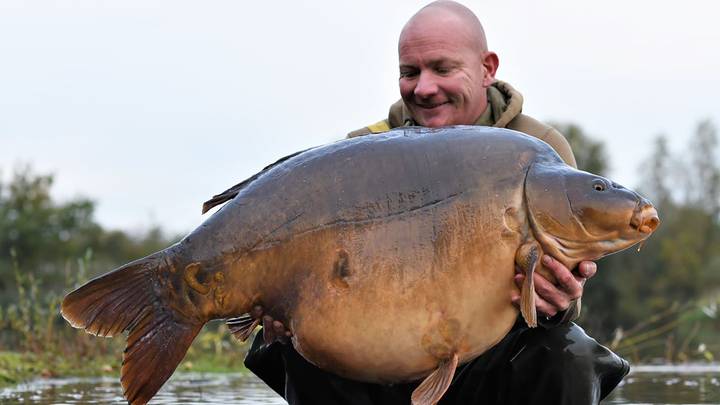 Roofer Fears He'll Get Death Threats After Catching Britain's Biggest Carp