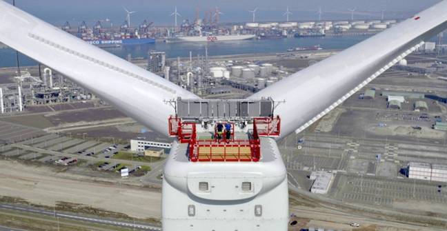 A maior turbina eólica do mundo pode alimentar uma casa por dois dias com uma rotação